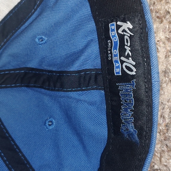 NBA Minnesota Timberwolves US Bank Embroidered Strap-on Cap Hat Black Blue - Picture 9 of 10